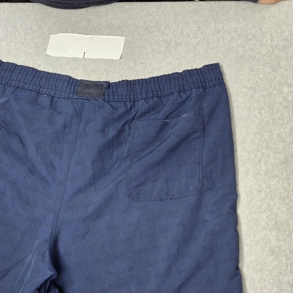 Lacoste Men Swimwear 7 Blue Embroidered Swim Trunks Logo 10